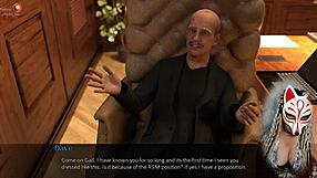 Brunette Secretary With Big Tits Sucks Cock In Office, Swallows Cum