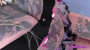 horny tranny satisfies herself with wild toy play