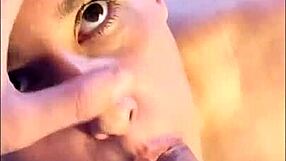 blonde couple in homemade video explores personal scents with short hair and pov