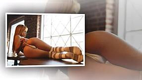 Russian model poses nude in second part. Of the series