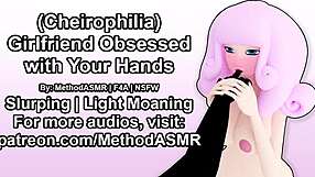 girlfriend obsessed with licking and sucking hands