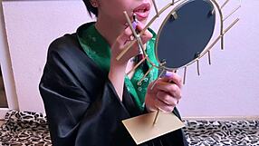 Eva Deva Casually Shows How to Be a Girl with Her Big Tits.