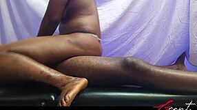 African Couple Enjoys Passionate Pussy Orgasm