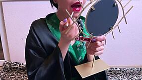 Eva Deva Casually Shows How to Be a Girl with Her Big Tits.