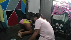 i made employee look for shoes squeezed her huge ass started undressing