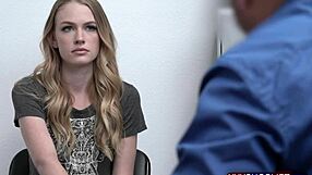 Super Skinny Cute Shoplifter Teen Fucked Hard!