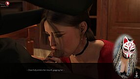 Brunette Secretary With Big Tits Sucks Cock In Office, Swallows Cum