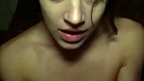 Teen girl enjoys fun bathing in the shower