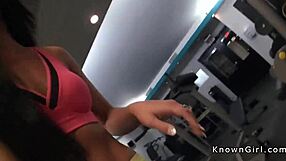 Fit teen 18+ with perfect ass fucked pov homemade in gym banging group