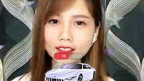 em gái xinh livestream blowjob on uplive