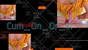 Real Amateur Milf Records Fucking with Handjob and Cumshot