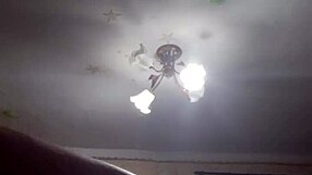 Fat wife shows big tits and ass.