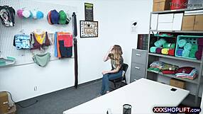 Super Skinny Cute Shoplifter Teen Fucked Hard!