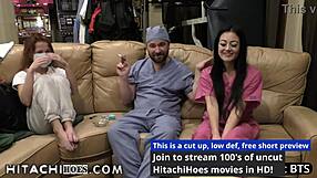 patient blaire celeste orgasms with hitachi wand in florida hospital