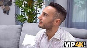 Hungarian brunette fucked bareback and creampied