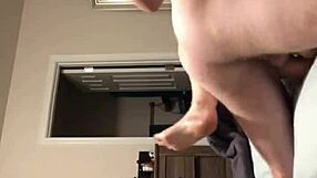 Watch the blonde milf say, 'Train my big ass with that buttplug, Mase619'