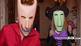 My family is full of halloween pranksters, always fucking around with mature milfs