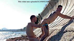 oliver strelly and falcon enjoy anal sex on the beach