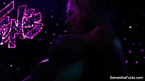 Samantha Saint Experiences Joyful Behind the Scenes Fun in the Shower