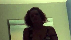 she rides cowgirl in front of the new mirror