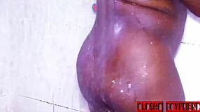 Bathroom Encounter With Ebony Horny Girlfriend!