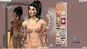 creating indian teen girl sim in 3d anime style