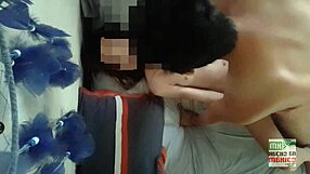 Exchange student Sophie Petite begs, put it right here