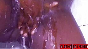 Bathroom Encounter With Ebony Horny Girlfriend!