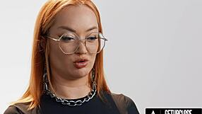 up close look at redhead pawg emma magnolia's solo orgasm