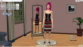 creating indian teen girl sim in 3d anime style