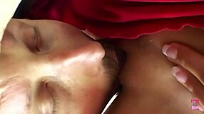 Wife humiliates man by sitting on face until cumming and squirting