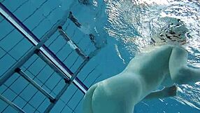 Lada Poleshuk's Underwater Show! Big Tits and Short Hair Stun!