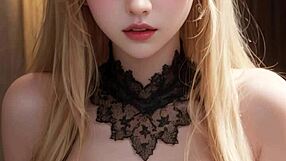 Beautiful AI-Generated Model Girl Showcases Her Monster Big Tits In Art Piece Eleven