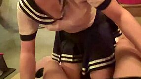 What secrets does this Japanese amateur hide in her part-time job as a health girl? It's full of surprises.