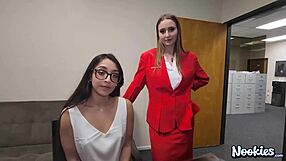 office threesome with laney grey and madison wilde