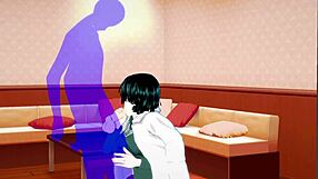 One Punch-Man Hentai Fubuki Gets Hard Sex Handjob Blowjob Fucked Pov