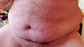 chubby gay man flaunts his body in hot clips.