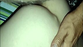 Friend fingers my ass while I ride husband