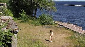 Naked Outdoor Shoot At Military Base