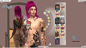 creating indian teen girl sim in 3d anime style