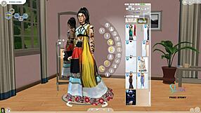 creating indian teen girl sim in 3d anime style