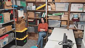 Teen Latina Thief Caught And Blows!