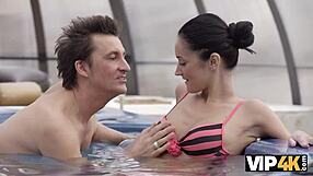 Happy Angie Satisfies Older Man's Sexual Needs