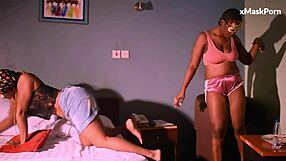 Every time I enter, my madam fingers my pussy in nollywood porn.