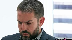 Free use Latina MILF wife Victoria Voxxx cheats with doggystyle spanking in front of husband.