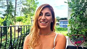 Stella Sucks Cocks in Threesome!