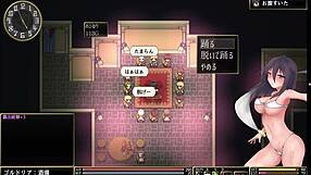 Intense hardcore action in old anime game Roll Dia no Tsubasa.