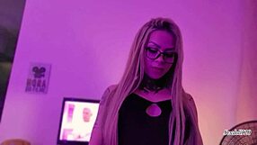 pov - 'i'm your barbie, what do you want?' as she gives blowjob