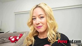 Showing my cheating boyfriend I can snag BETTER DICKS on Valentine's with stepdaughter River Lynn