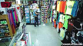 Big tit teen sucks huge cock, drools, then punished